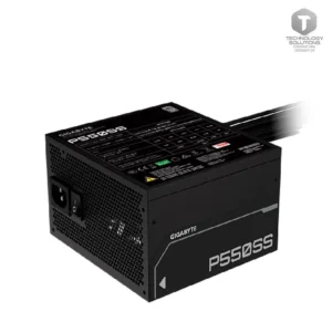 Fuente de alimentación Gigabyte P550SS, 550W, 80 PLUS Silver, Formato ATX.