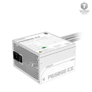 Fuente de alimentación Gigabyte P650SS ICE , 650W, ATX, 80 Plus Silver.
