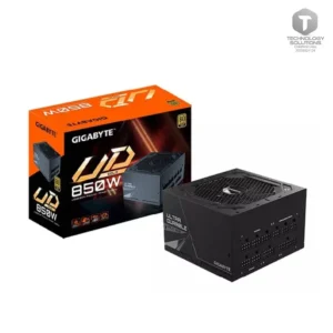 Fuente de alimentación Gigabyte UD850GM PG5W, 850W, 80 PLUS Gold, Formato ATX.