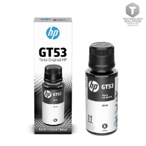 Botella de Tinta original Negra HP GT53 (1VV22AL), 90ml.