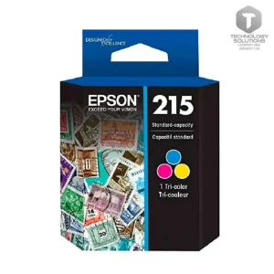 Cartucho de Tinta Epson Tricolor, T215520-AL, para WorkForce WF-100.