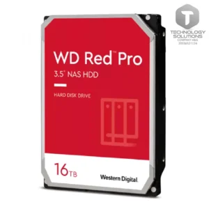Disco duro Western Digital Red Pro NAS, WD161KFGX, 16TB, SATA, 7200rpm, 3.5", Cache 512MB.