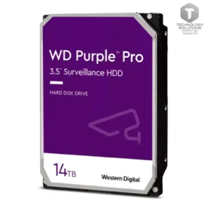 Disco duro Western Digital WD Purple Pro 14TB, SATA 6.0 Gb/s, 512MB Cache, 7200 rpm, 3.5".