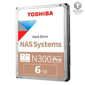 Disco duro Toshiba NAS N300, 6TB SATA 6.0Gb/s, 7200rpm, 512MB Cache, 3.5".