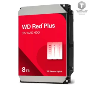 Disco duro Western Digital Red Plus NAS, WD80EFPX 8TB SATA 6Gb/s 5640RPM 3.5" 256MB Caché