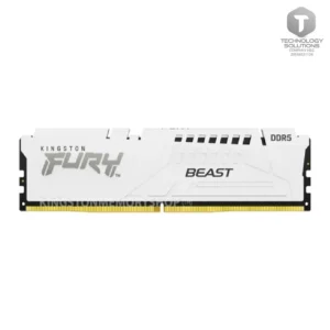 Memoria DIMM Kingston FURY Beast White, 16GB DDR5-5200MHz PC5-41600, CL40, 1.25V, Non-ECC