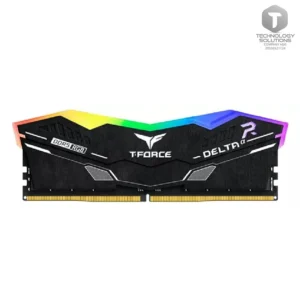 Memoria TEAMGROUP T-FORCE DELTA BLACK RGB, 16GB (1x16GB) DDR5-6000MHz, CL38, 1.25V