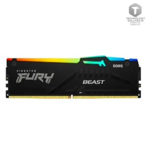 Memoria Kingston Fury Beast 16GB DDR5-6000MHz, PC5-48000, CL36, 1.35V, 288-Pin, RGB