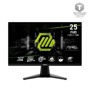 Monitor plano gaming MSI MAG-255XFV, 25" FHD Rapid VA, 250 Hz(OC), 0.5 ms, HDMI, DP