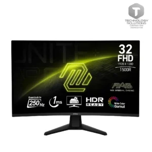 Monitor curvo gaming MSI MAG 32C6X, 31.5" FHD, 250Hz