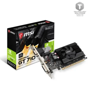 Tarjeta de video MSI Nvidia GeForce GT 710, 2GB DDR3 64-bit, PCI-e 2.0, Low-Profile.