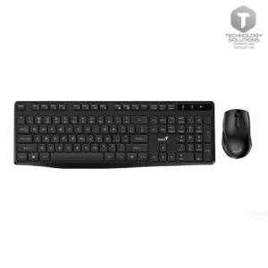 Teclado GENIUS + Mouse WIRELESS KM-8206S USB MULTIMEDIA SP BLACK
