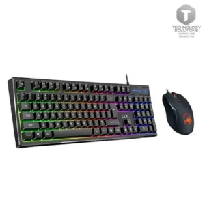 Teclado GENIUS + Mouse GX SCORPION KM-GX6 AI COPILOT GAMING RGB 19 TECLAS ANTI-GHOSTING 3200DPI BLACK