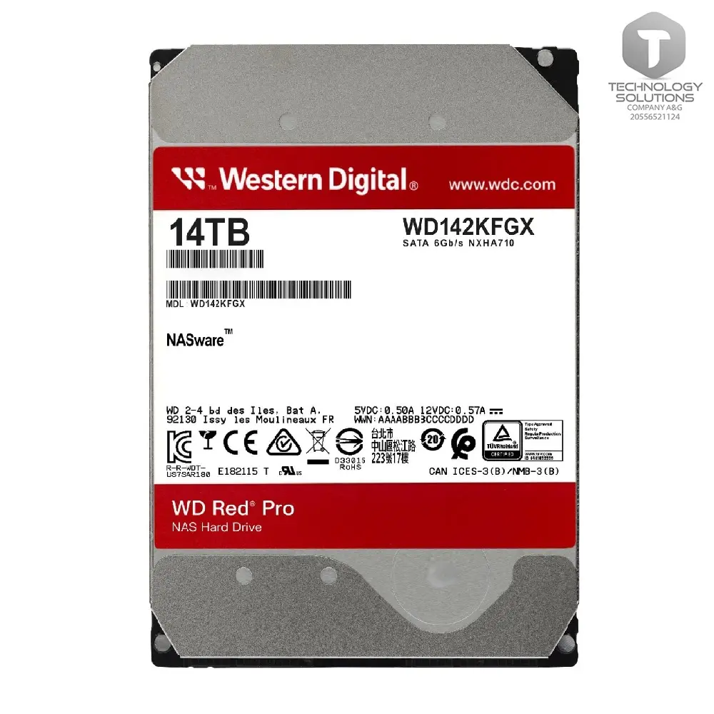 Western Digital Red Pro NAS WD142KFGX
