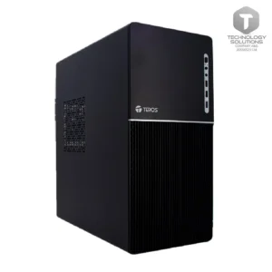 Case TEROS TE-1037S, Factor de forma ATX, 250 W, USB 3.0 / 2.0, audio, negro.