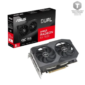 Tarjeta de video ASUS DUAL-RX7600-O8G-EVO, 8GB GDDR6 / PCI-e 4.0