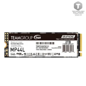 Unidad de estado solido TEAMGROUP MP44L M.2 PCIe 4.0, 2TB, PCIe 4.0 x4 con NVMe