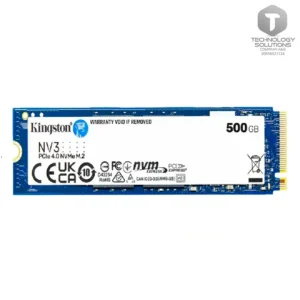 Unidad en estado solido Kingston 500GB NV3 PCIe 4.0 NVMe M.2 SSD