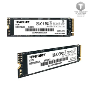 Unidad en estado sólido PATRIOT P320, 1TB, M.2 2280 PCIe Gen 3 x4 NVMe 1.3