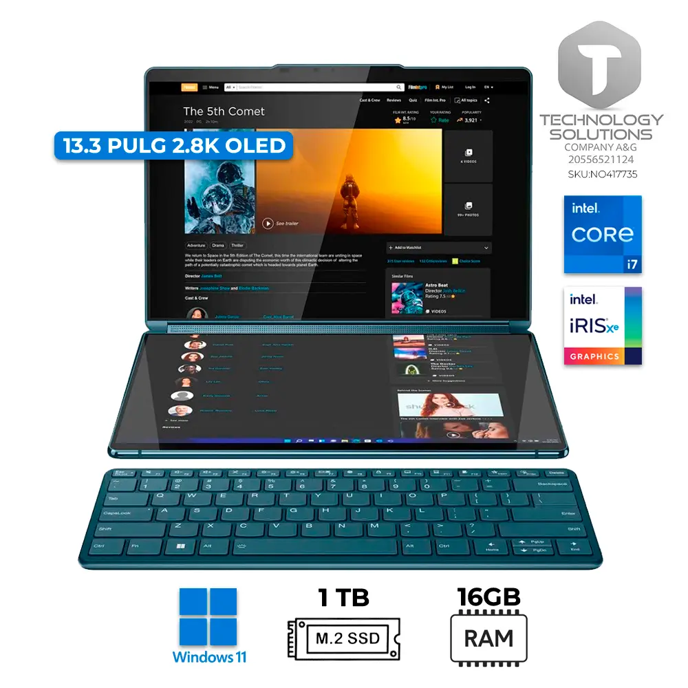Laptop Lenovo Yoga Book 9 13IRU8