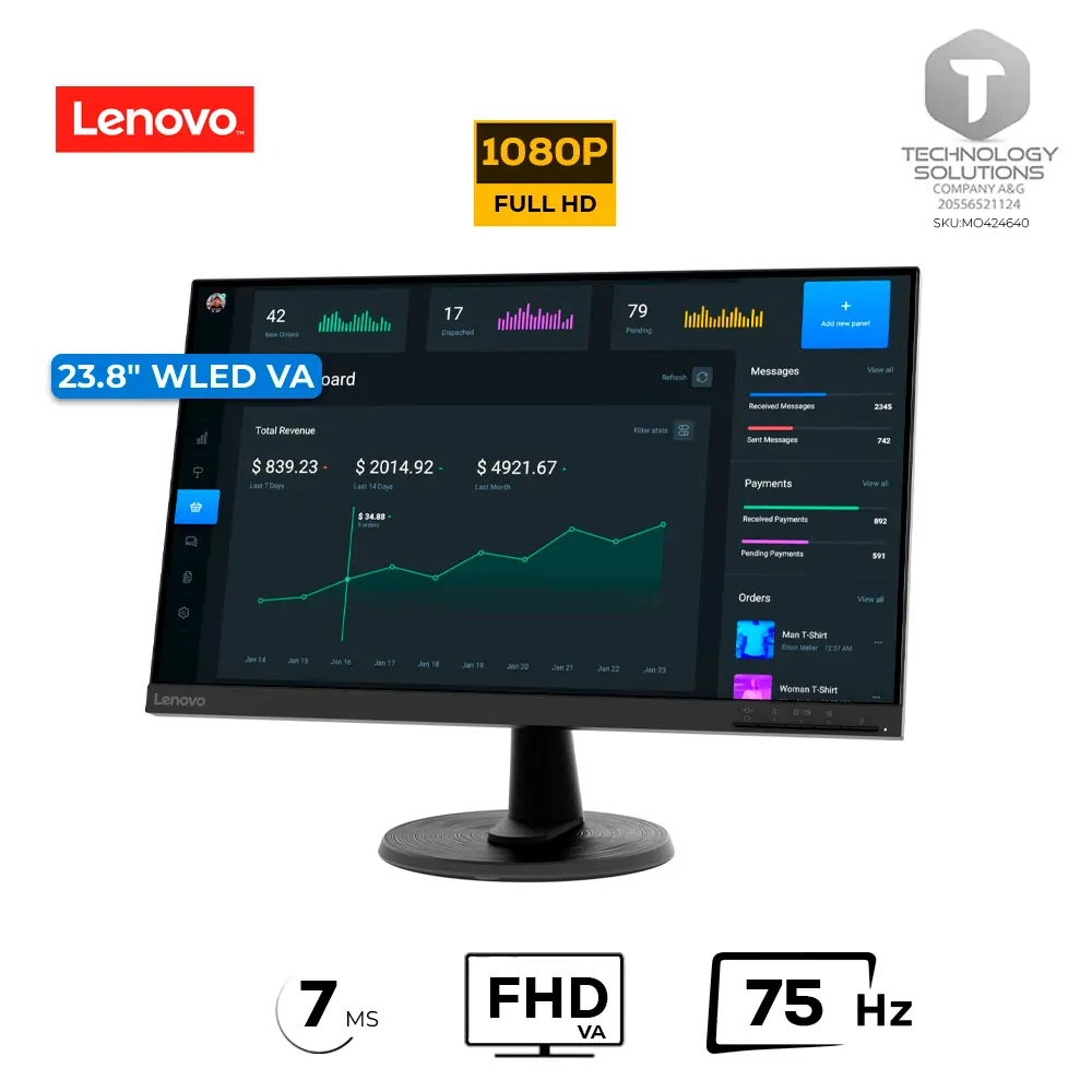 Monitor Lenovo C24-40 23.8"
