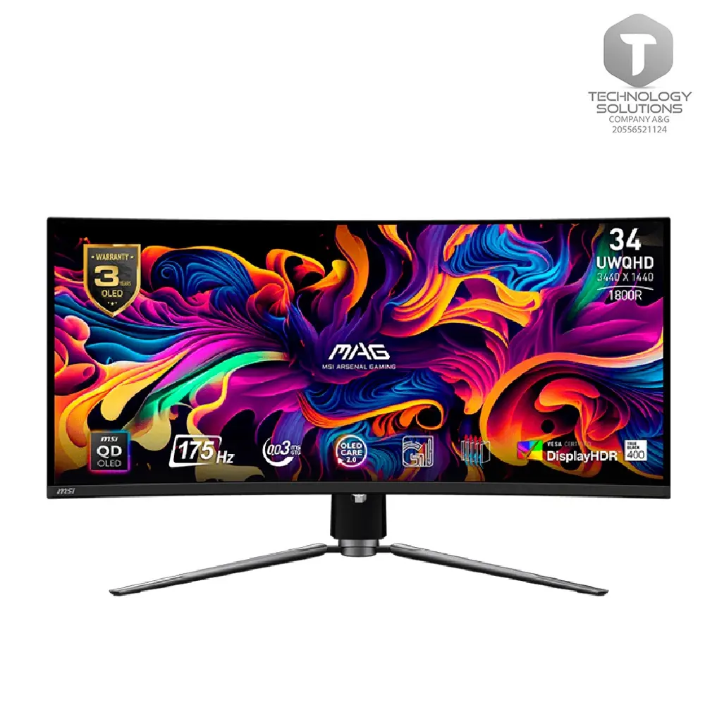 Monitor curvo gaming MSI MAG 341CQP