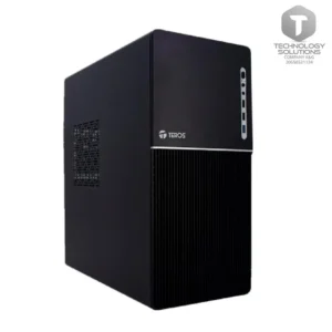 Case TEROS TE-1038S, Factor de forma ATX, 250 W, USB 3.0 / 2.0, audio, negro.