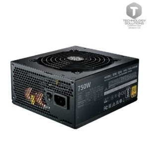 Fuente de alimentación COOLER MASTER MWE Gold 750 V2, 750W, 80 PLUS Gold, Formato ATX.