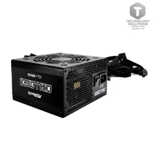 Fuente de alimentación Asrock, 750W, ATX, 80 Plus Bronze.