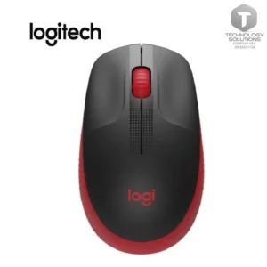 MOUSE LOGITECH M190 WIRELESS FULL-SIZE RED