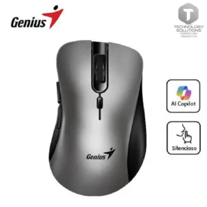 MOUSE GENIUS ERGO 8100S AI COPILOT WIRELESS 6-BOT SILENT SILVER/GRAY