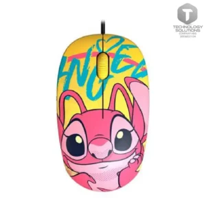 MOUSE LICENCIADO XTECH STITCH USB 1200 DPI LIGERO 68GR YELLOW